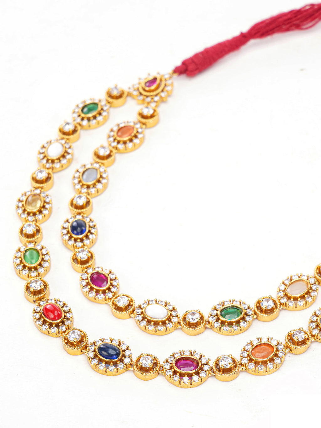 Laal-e-Yaqoot Necklace with Earring