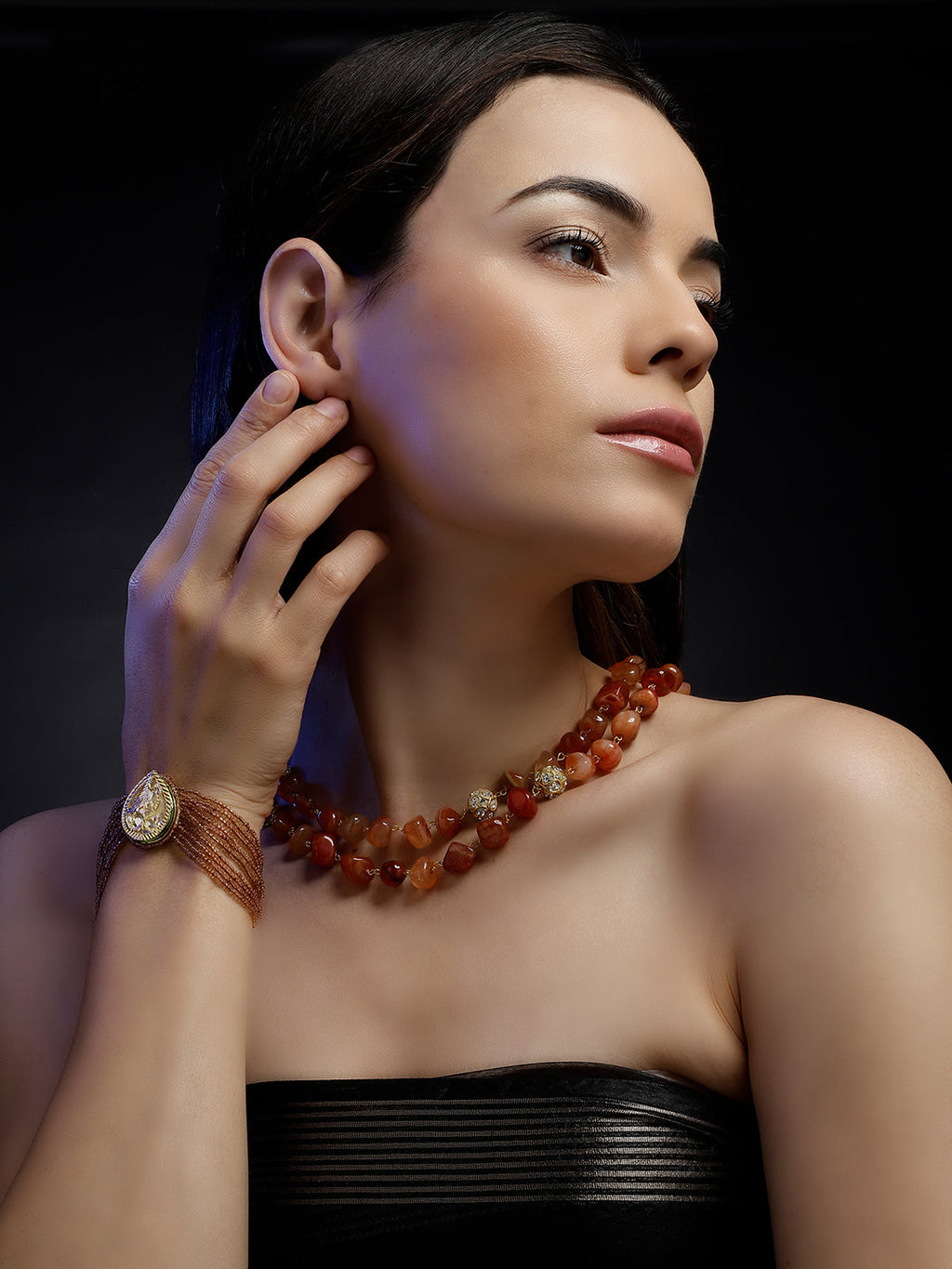 Sooraj Ki Kiran layered necklace