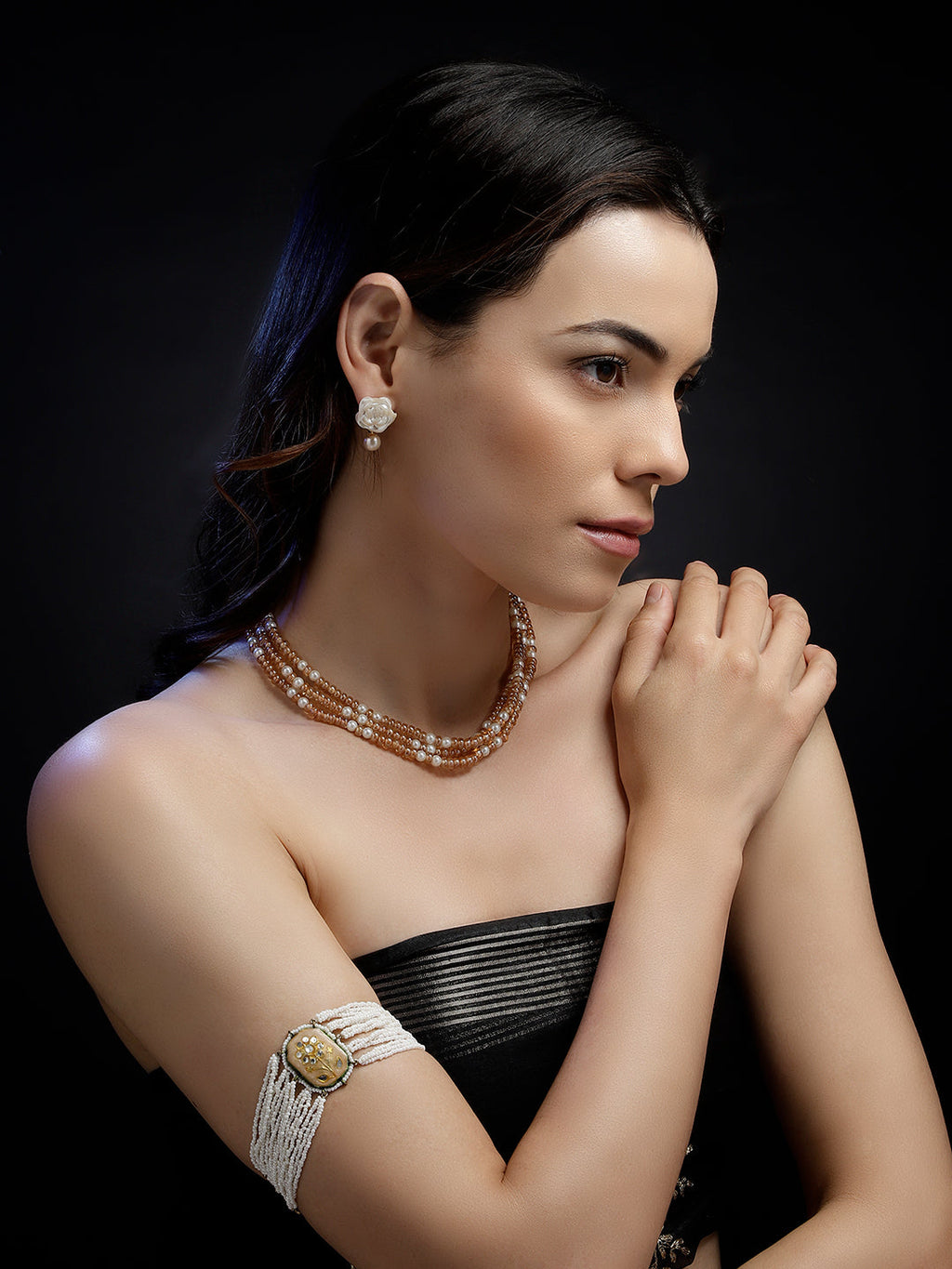 Dil-e-Gulabi layered necklace