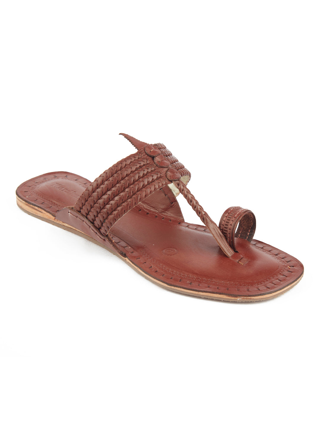 Women in Red original kolhapuri chappal for women