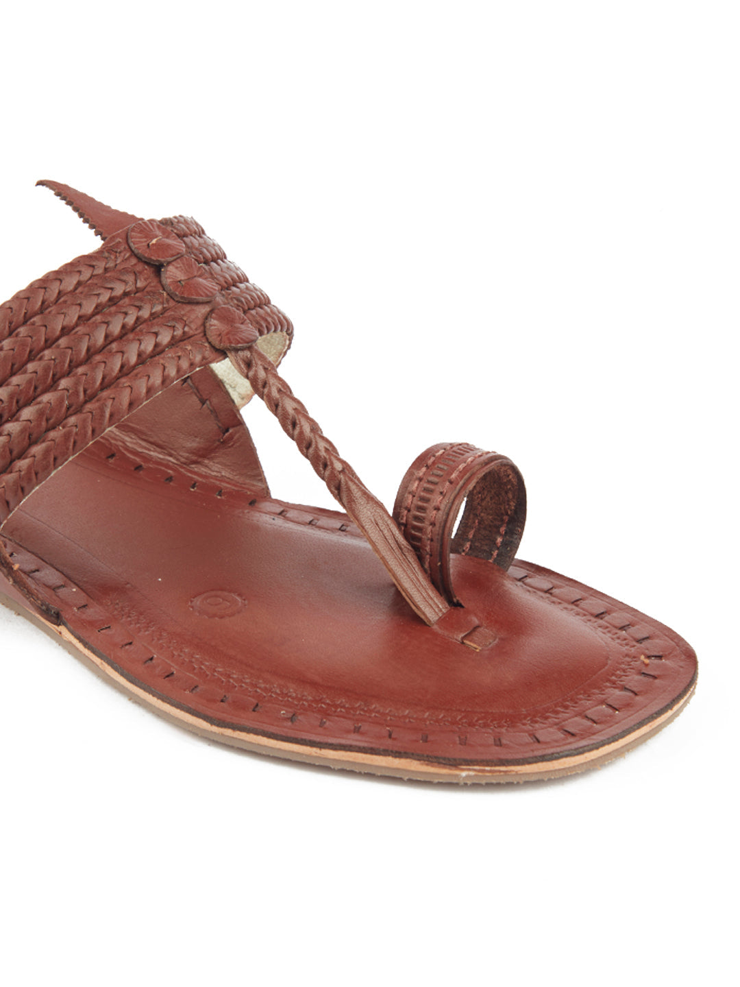Women in Red original kolhapuri chappal for women
