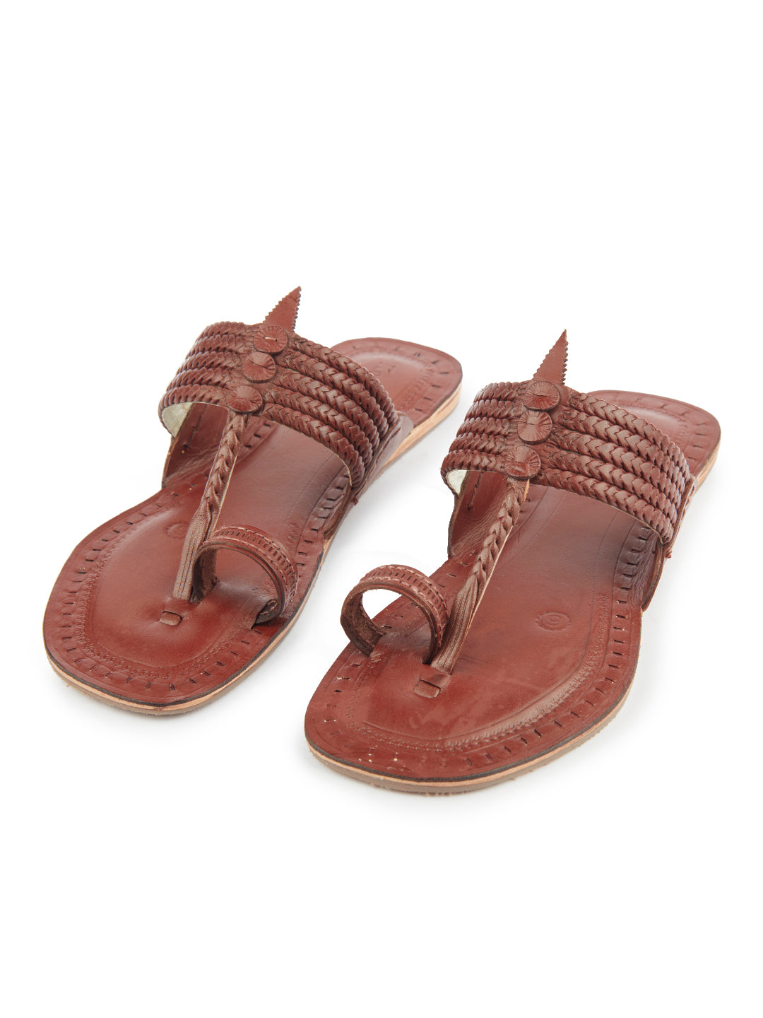 Women in Red original kolhapuri chappal for women