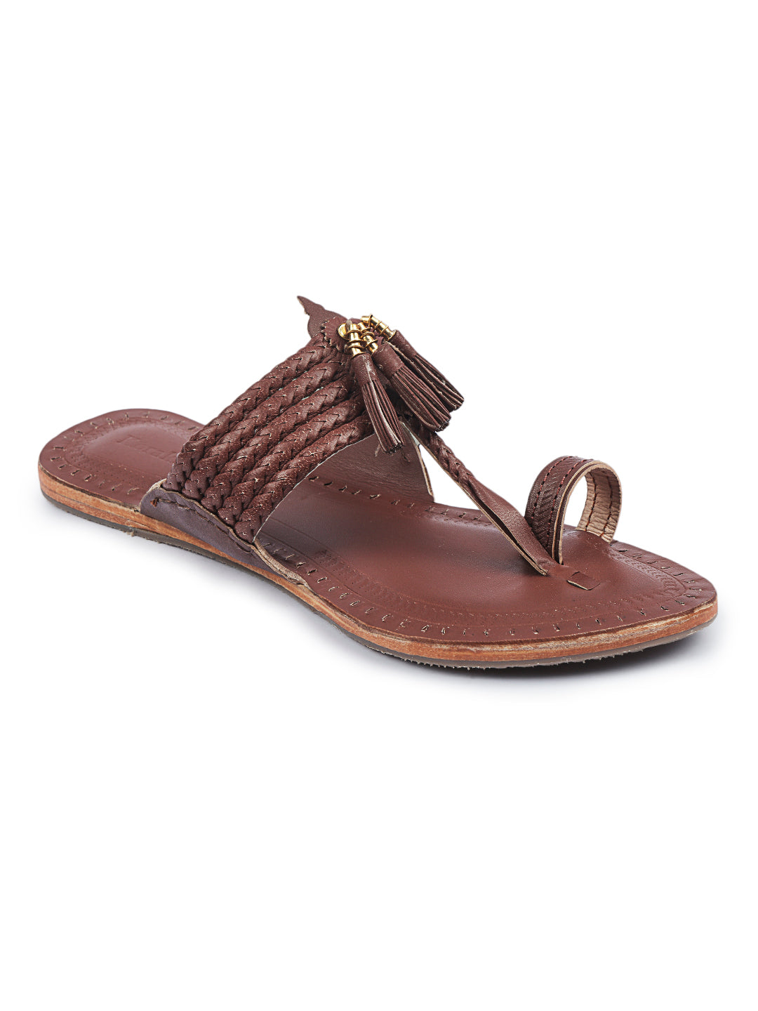 Elegant Red kolhapuri chappal for women