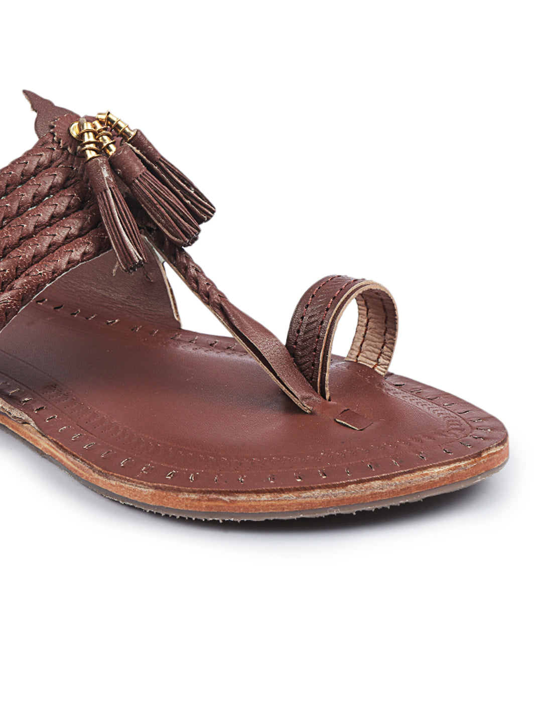 Elegant Red kolhapuri chappal for women