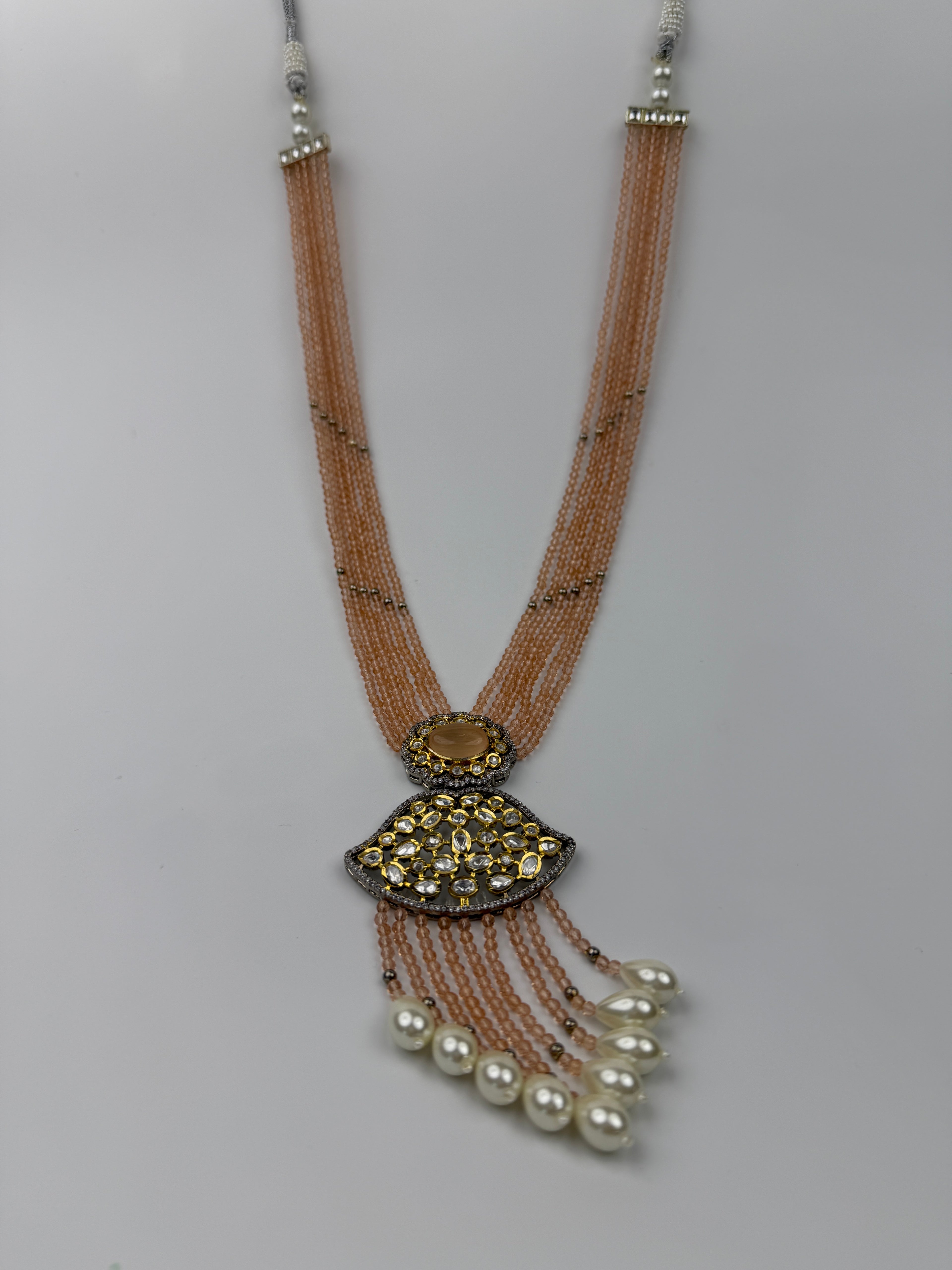 Amber Dewdrop Tassel Set