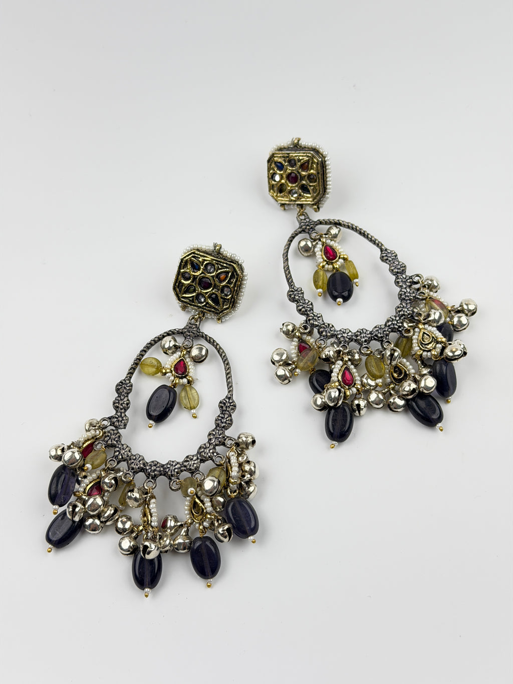 Royal Midnight Chandelier Earrings