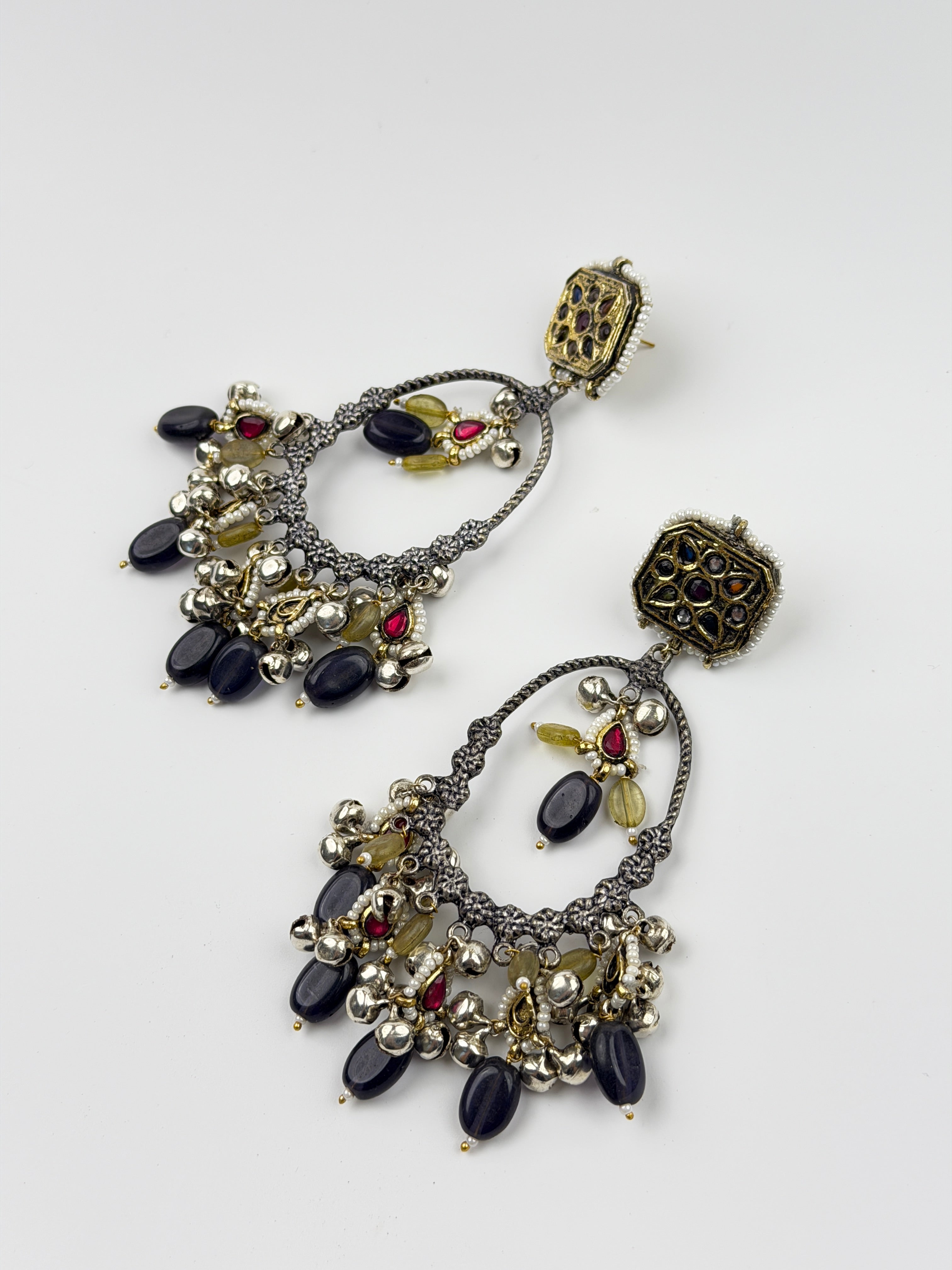 Royal Midnight Chandelier Earrings