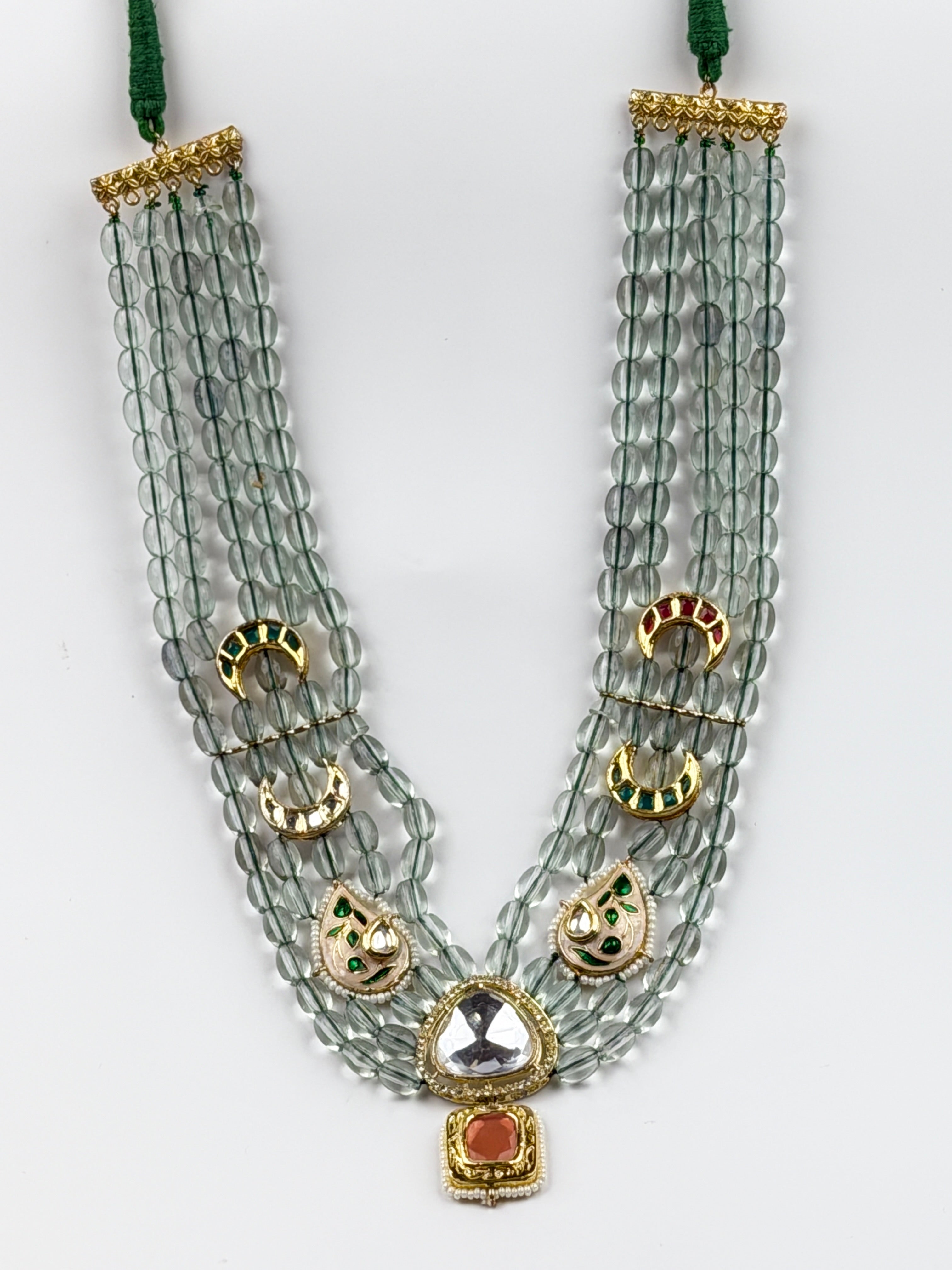 Nilofer Kundan Multi-strand Necklace