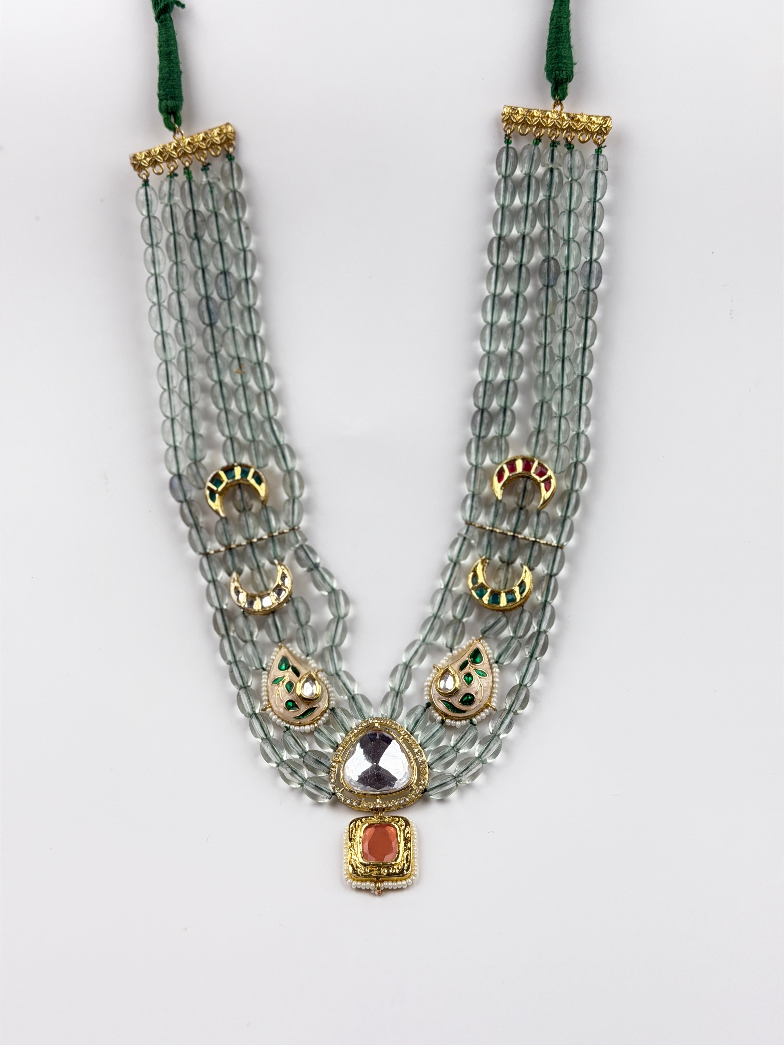 Nilofer Kundan Multi-strand Necklace