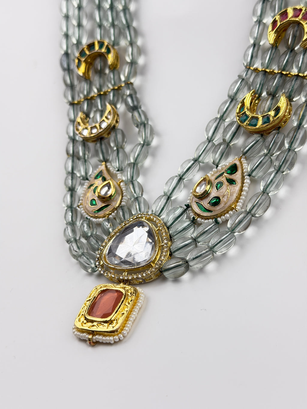 Nilofer Kundan Multi-strand Necklace