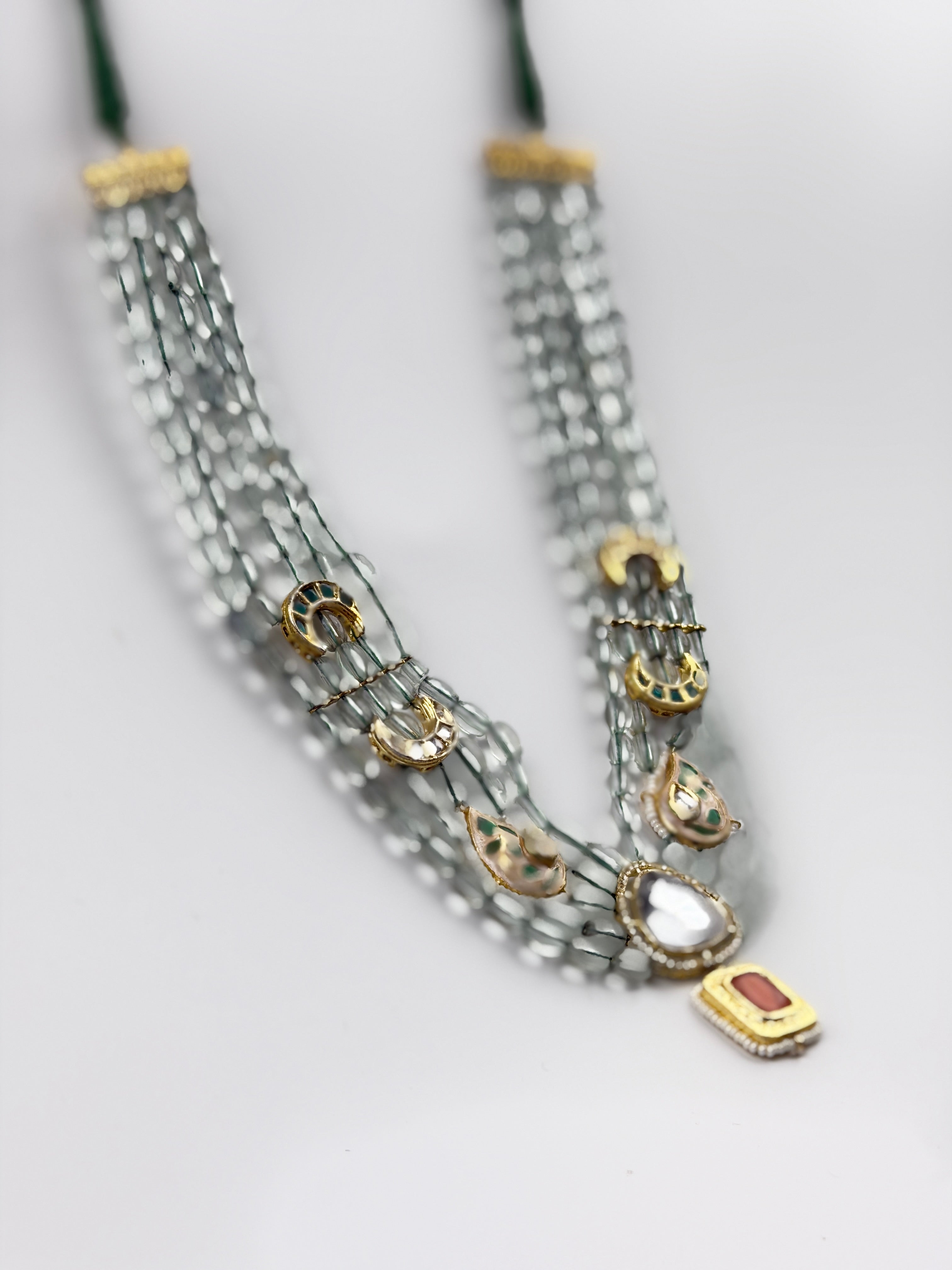 Nilofer Kundan Multi-strand Necklace