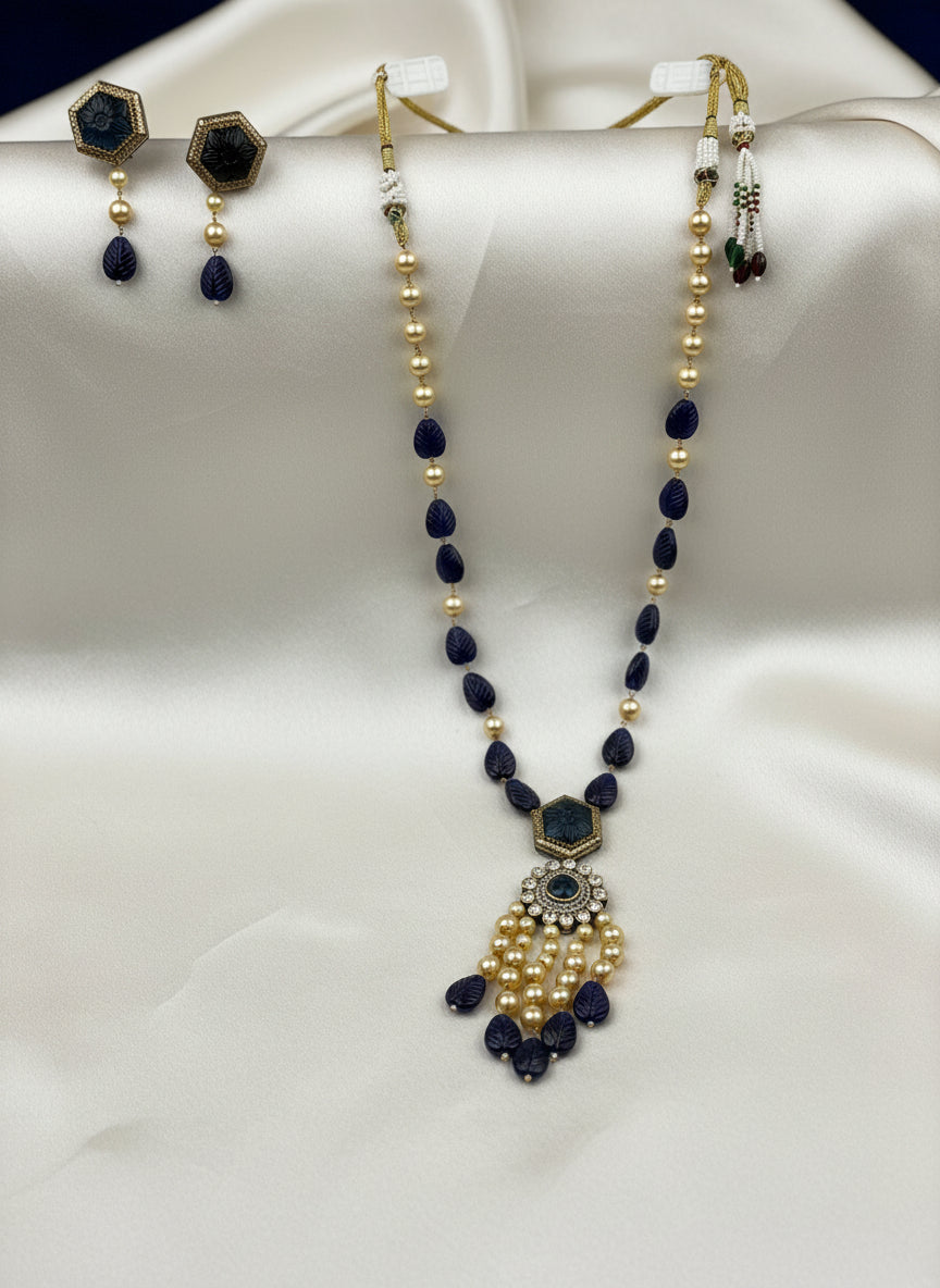 Midnight Lotus Carved Set