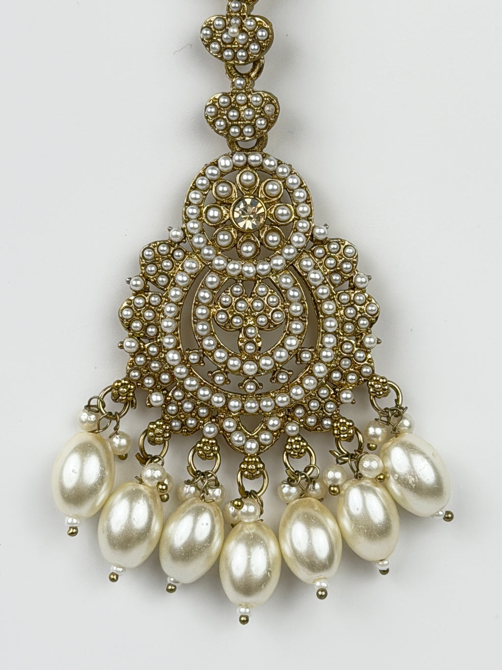 Sitara Pearl Dome Maang Tika