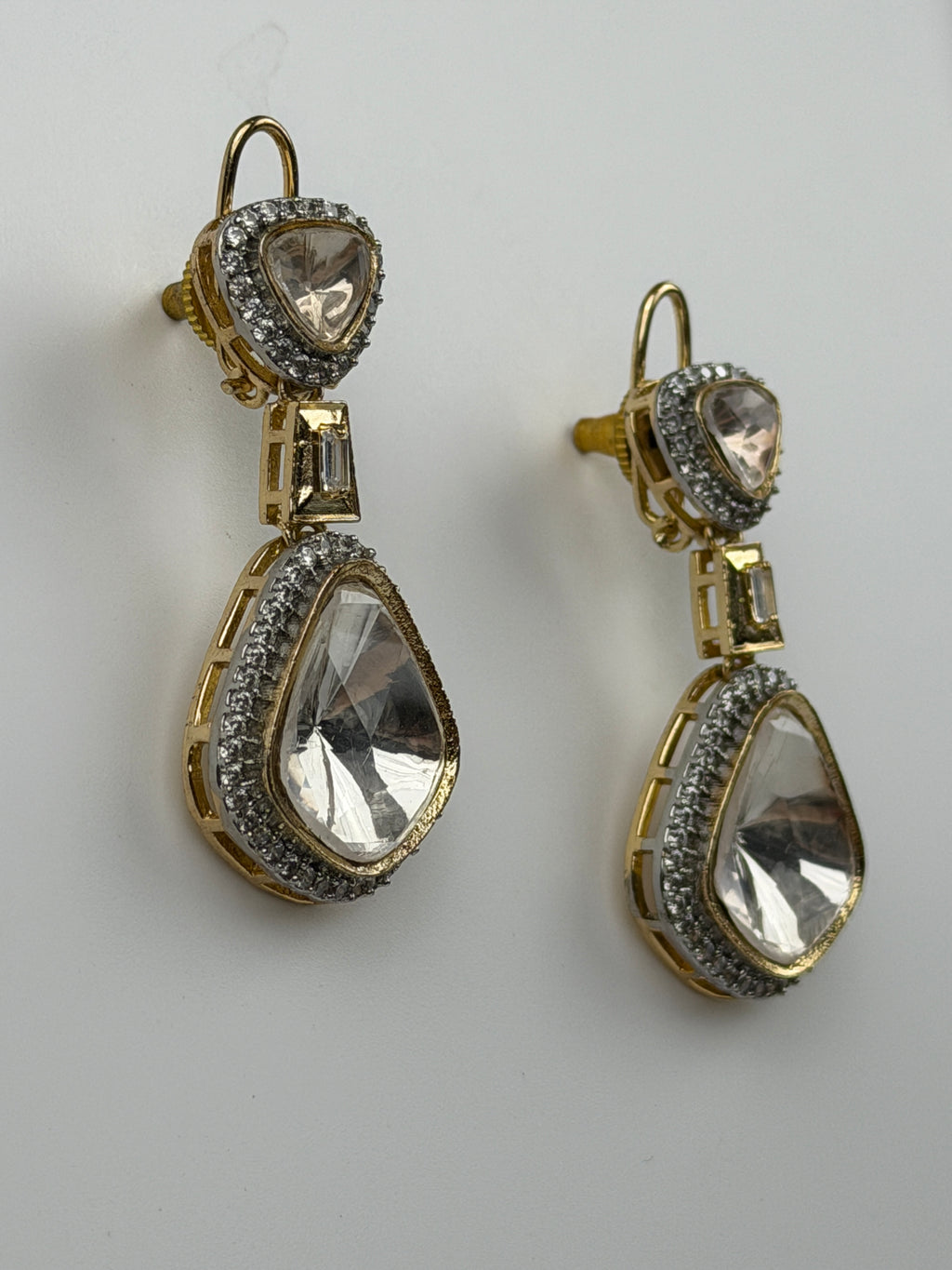 Elara Kundan Drop Earrings