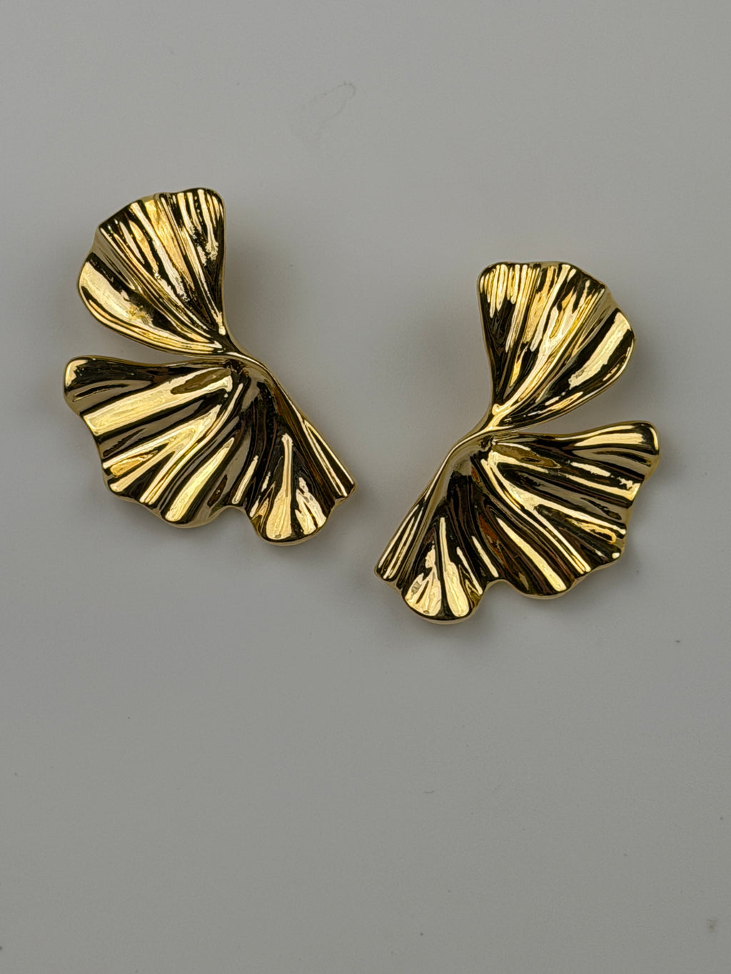 Ginkgo Petal Studs