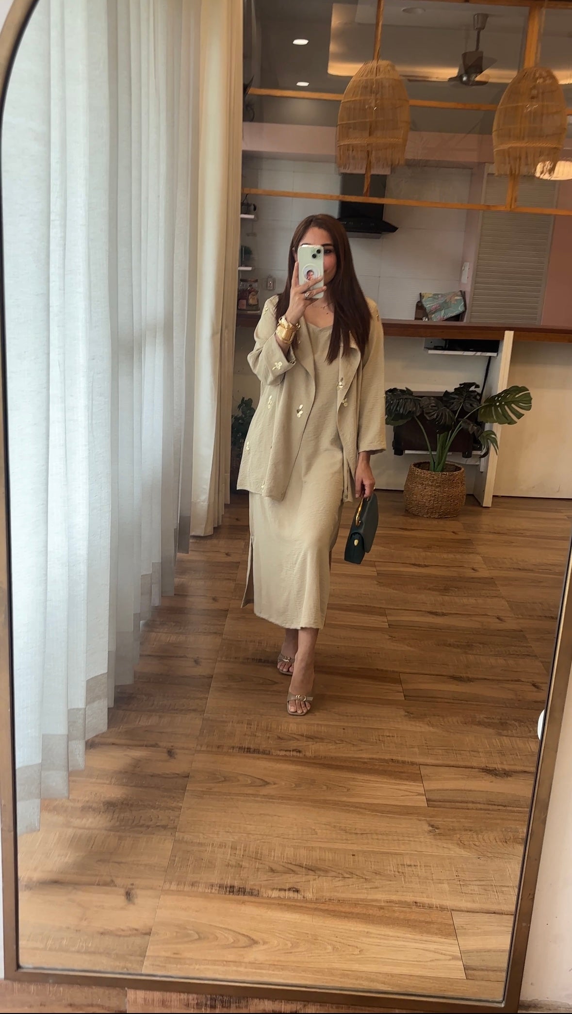 Embellished Jacket Dress