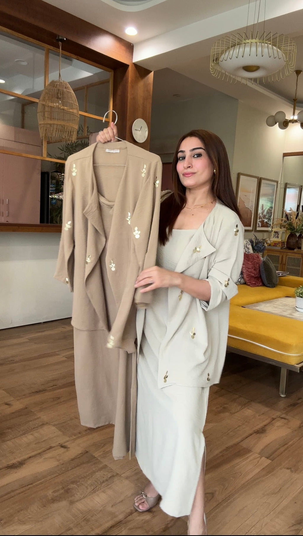 Embellished Jacket Dress