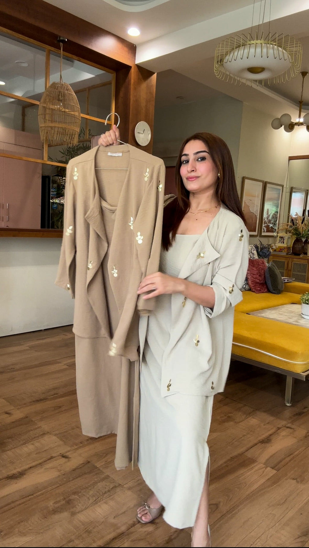 Embellished Jacket Dress