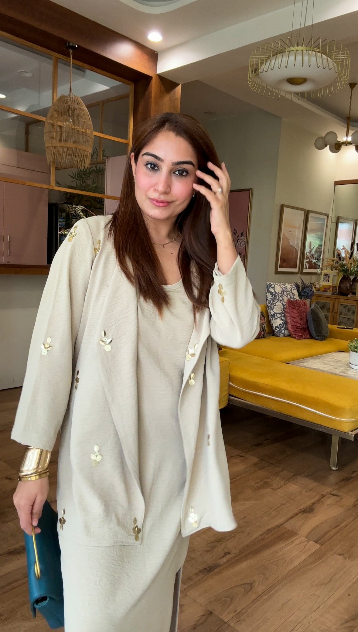 Embellished Jacket Dress