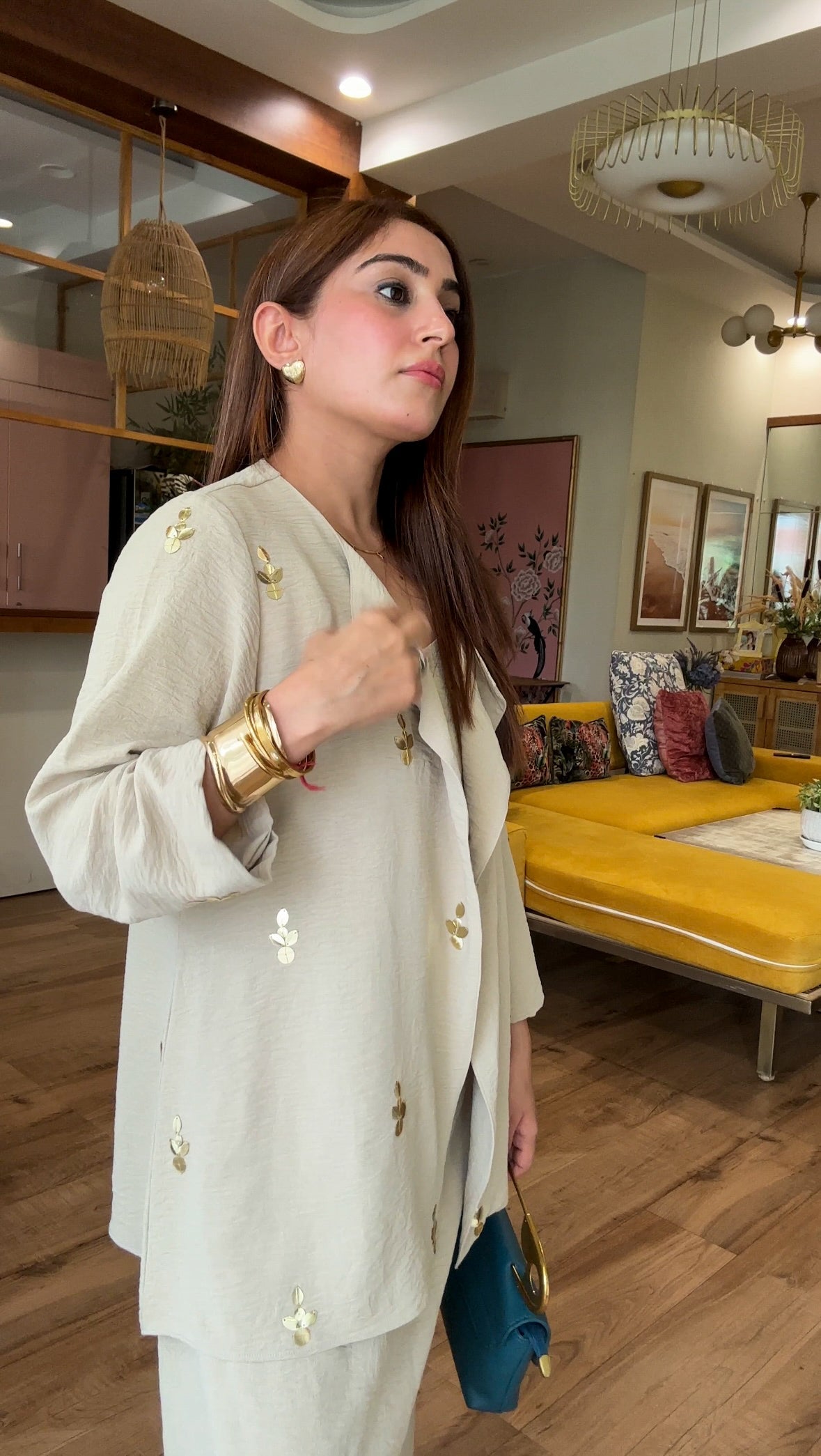 Embellished Jacket Dress