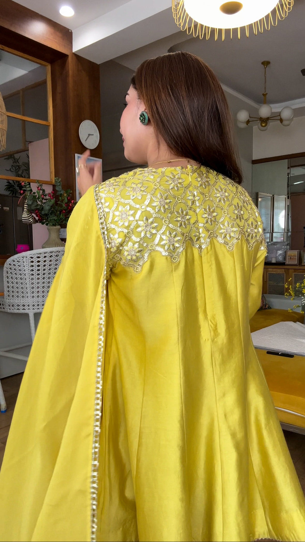Yellow Gota Kurta Set