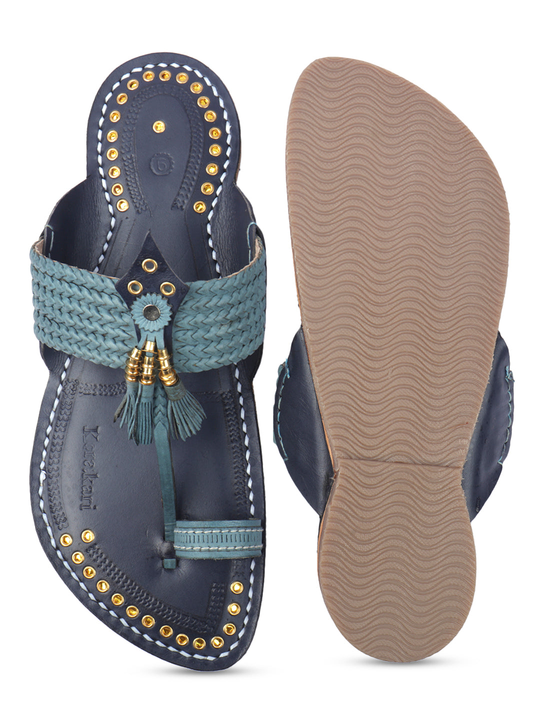 Wedding Blues - Men Kolhapuri Chappal
