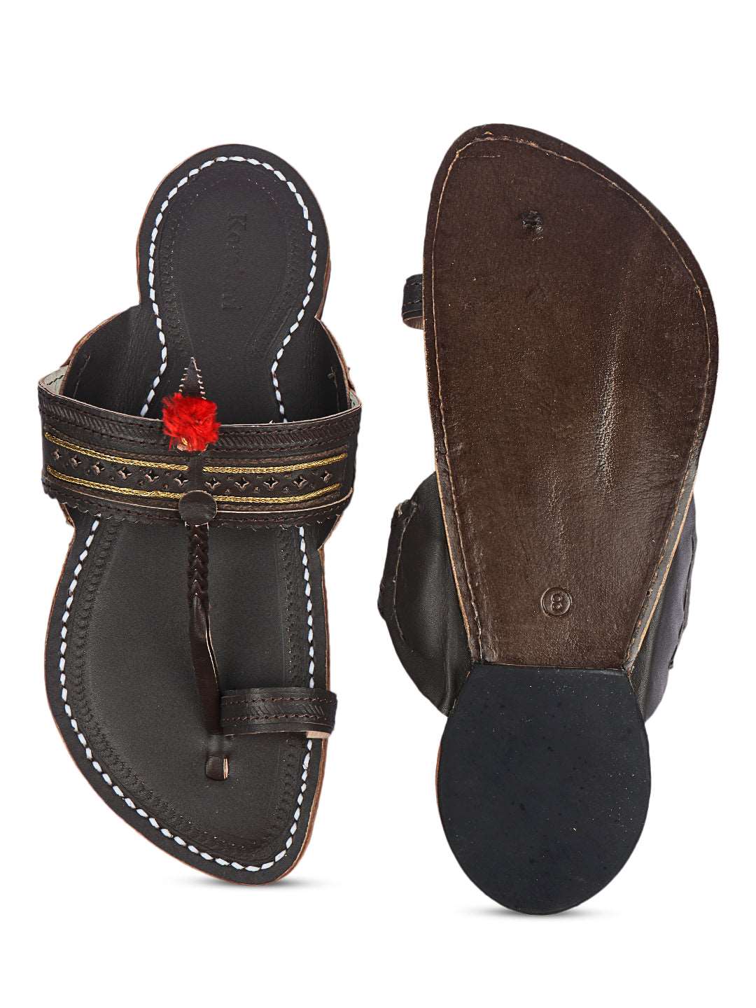 Elegant Brown - Kolhapuri Chappal for Men