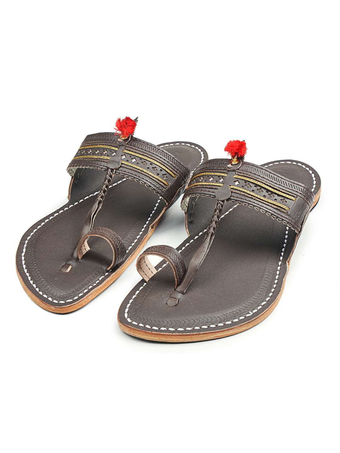 Elegant Brown - Kolhapuri Chappal for Men