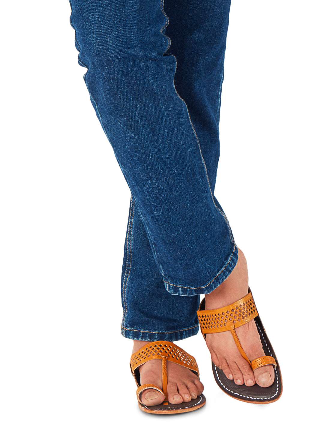 Contemporary Brown - Men Kolhapuri Chappal