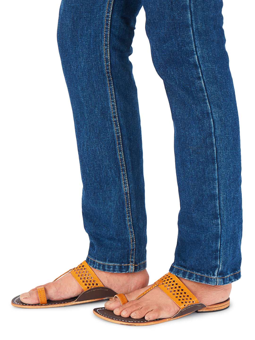 Contemporary Brown - Men Kolhapuri Chappal