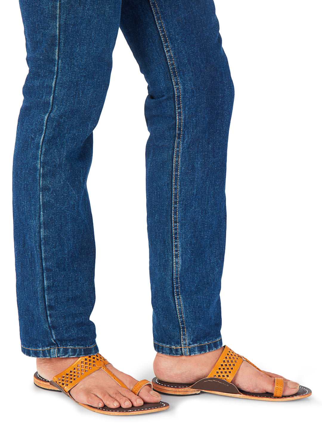 Contemporary Brown - Men Kolhapuri Chappal