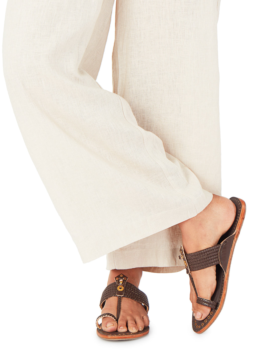 Wedding - Five Braids women's kolhapuri chappal