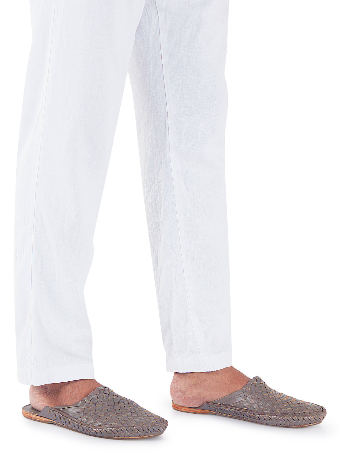 Half Kolhapuri Grey - Kolhapuri Chappal for men