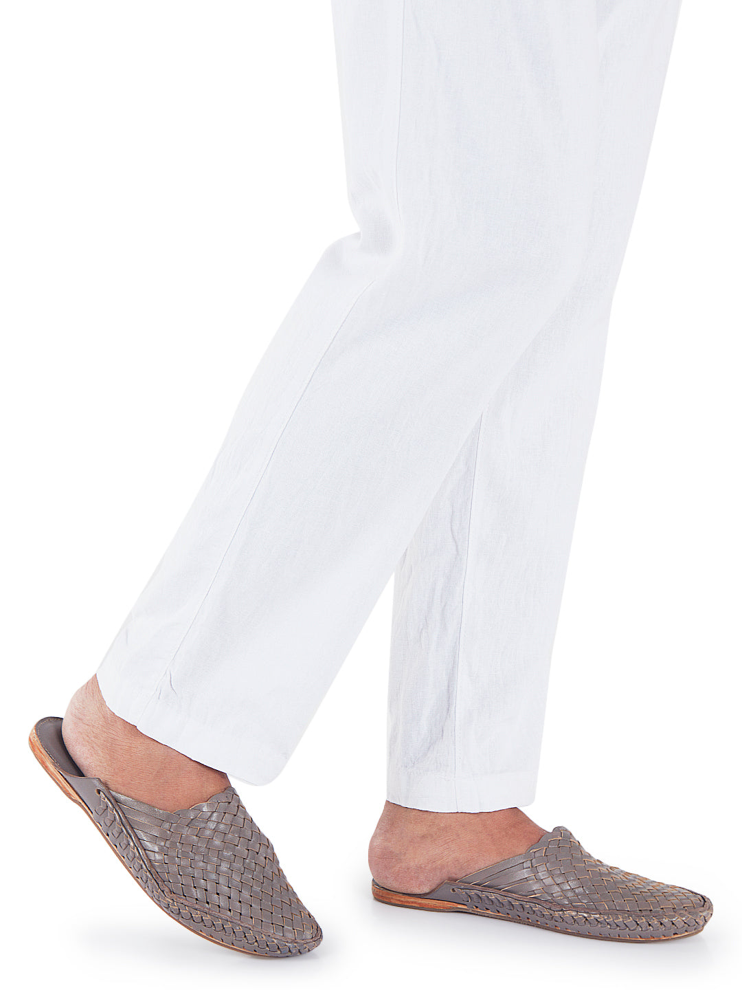 Half Kolhapuri Grey - Kolhapuri Chappal for men