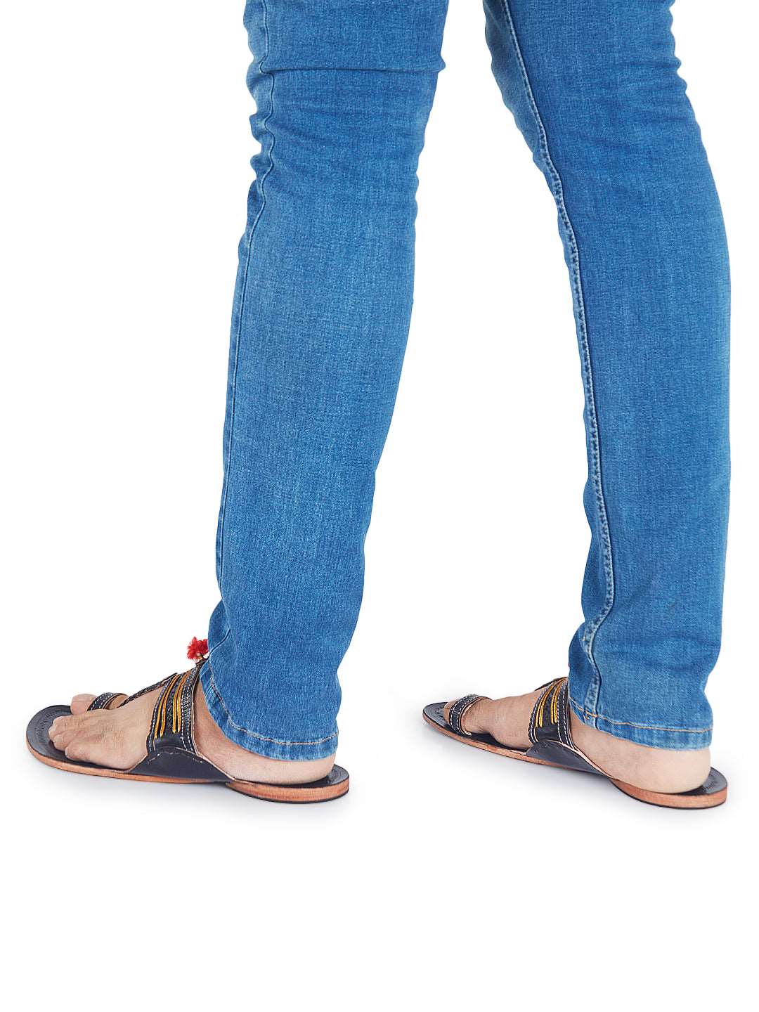 Modern Black - Kolhapuri Chappal Men