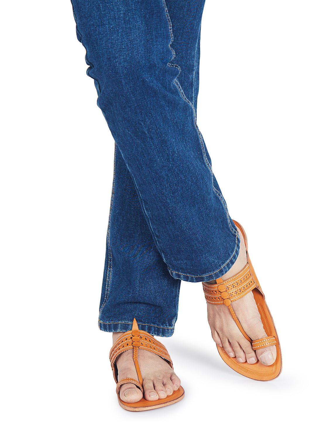 Yahoo Yellow - Men Kolhapuri Chappal