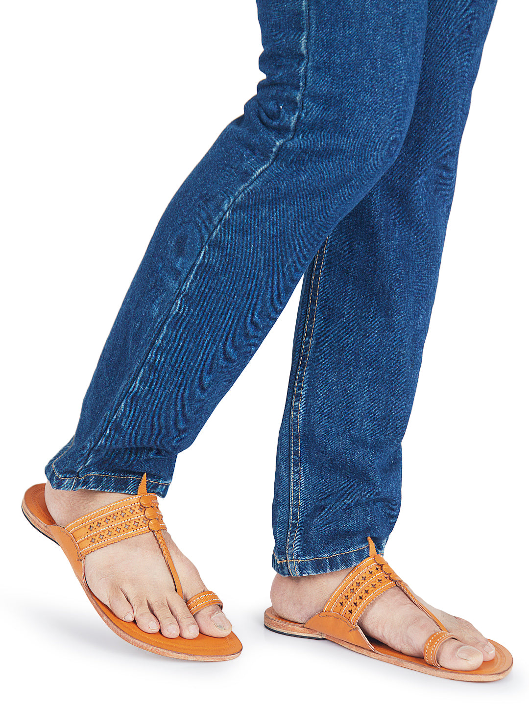 Yahoo Yellow - Men Kolhapuri Chappal