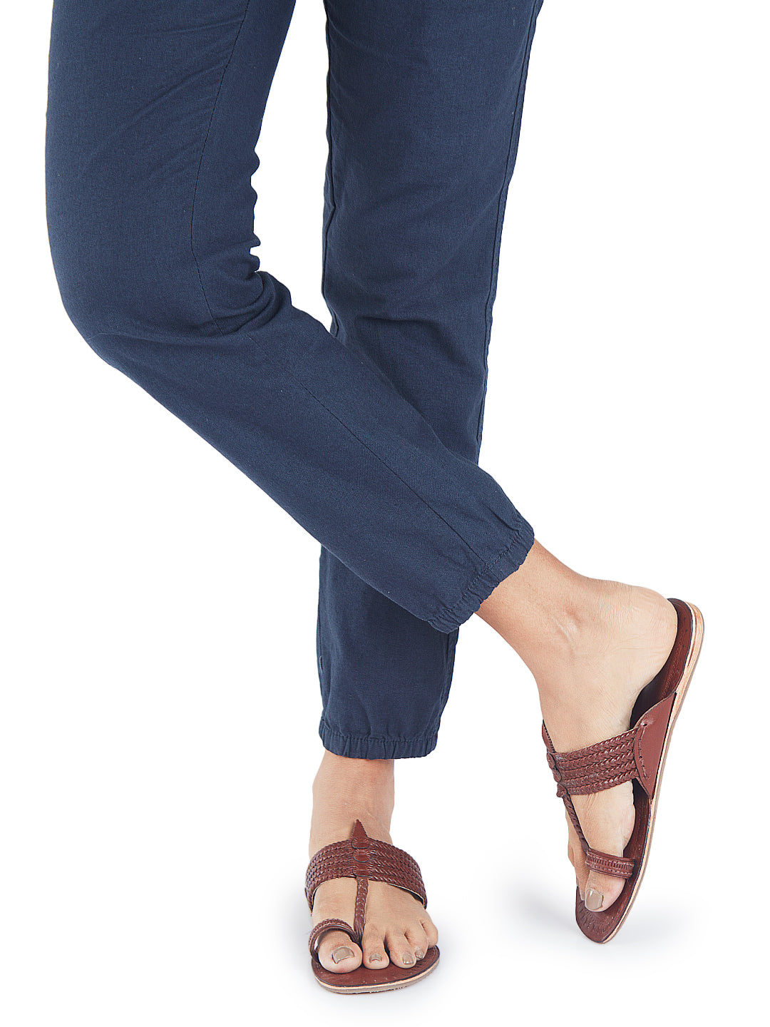 Women in Red original kolhapuri chappal for women