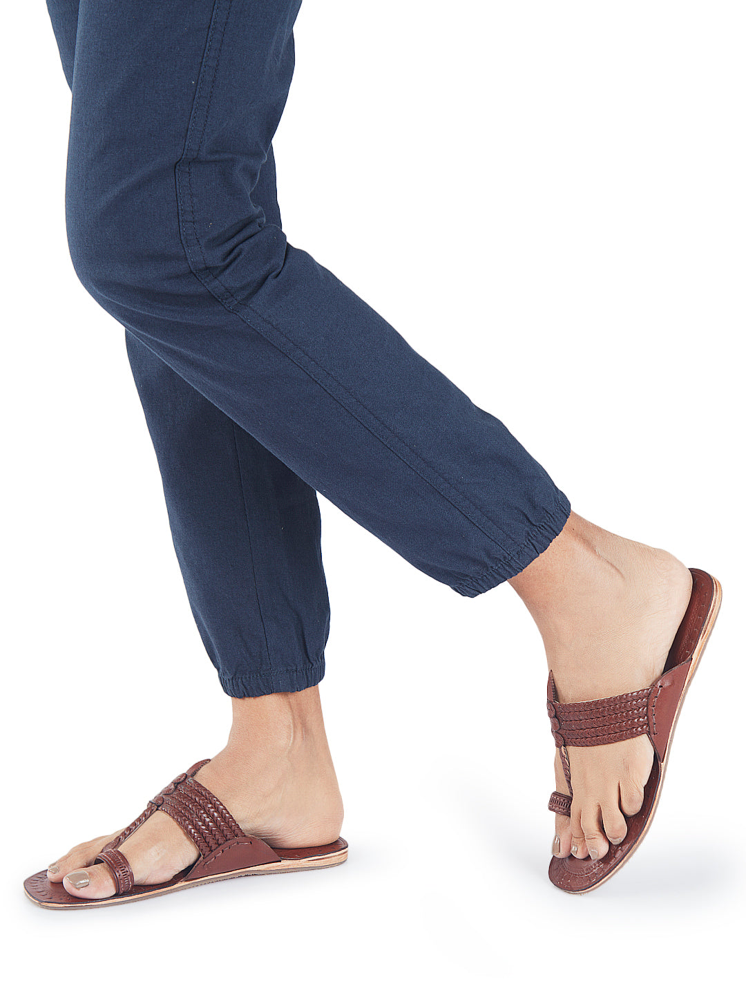 Women in Red original kolhapuri chappal for women