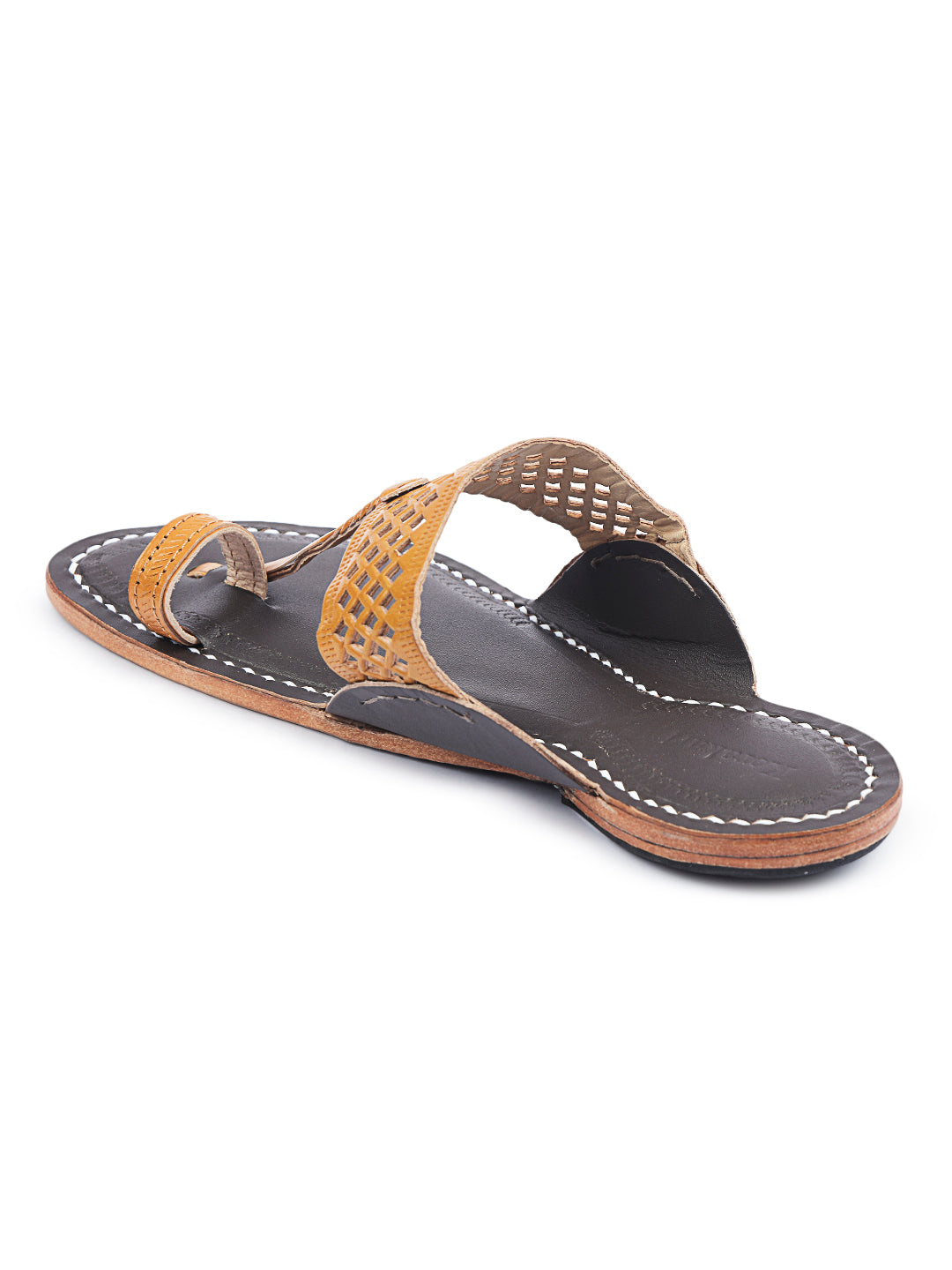 Contemporary Brown - Men Kolhapuri Chappal