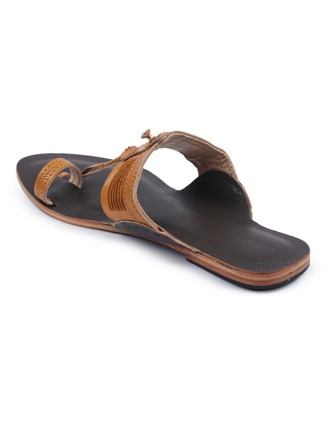 Women In Elegant Dual - Kolhapuri Chappal