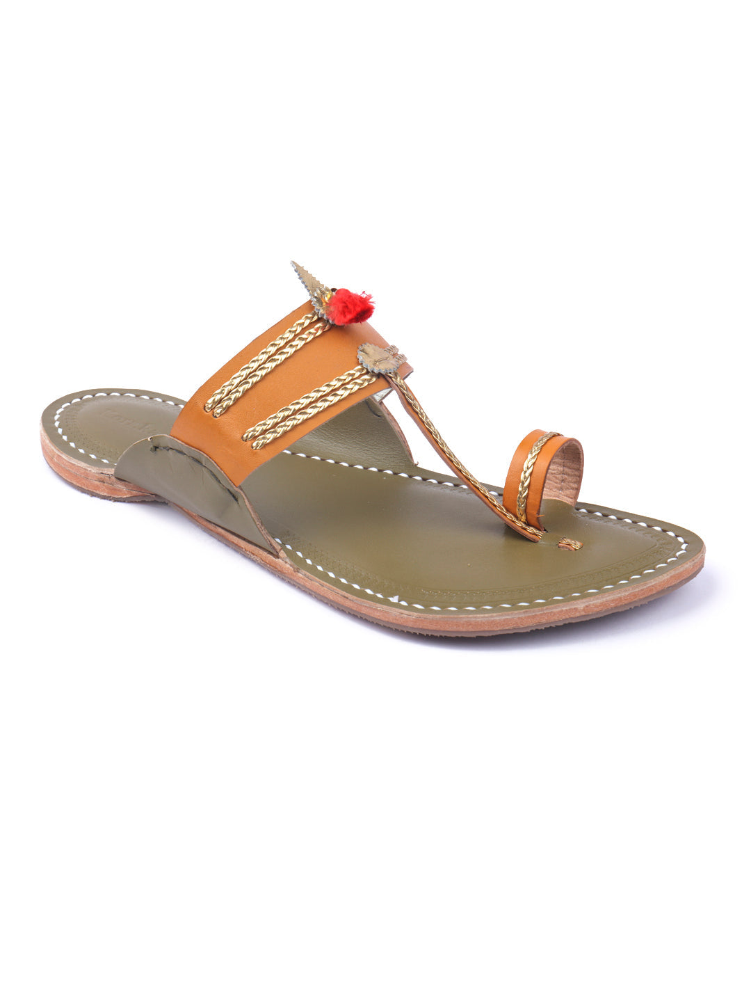 Wedding Two Toner - Men Wedding Kolhapuri Chappal