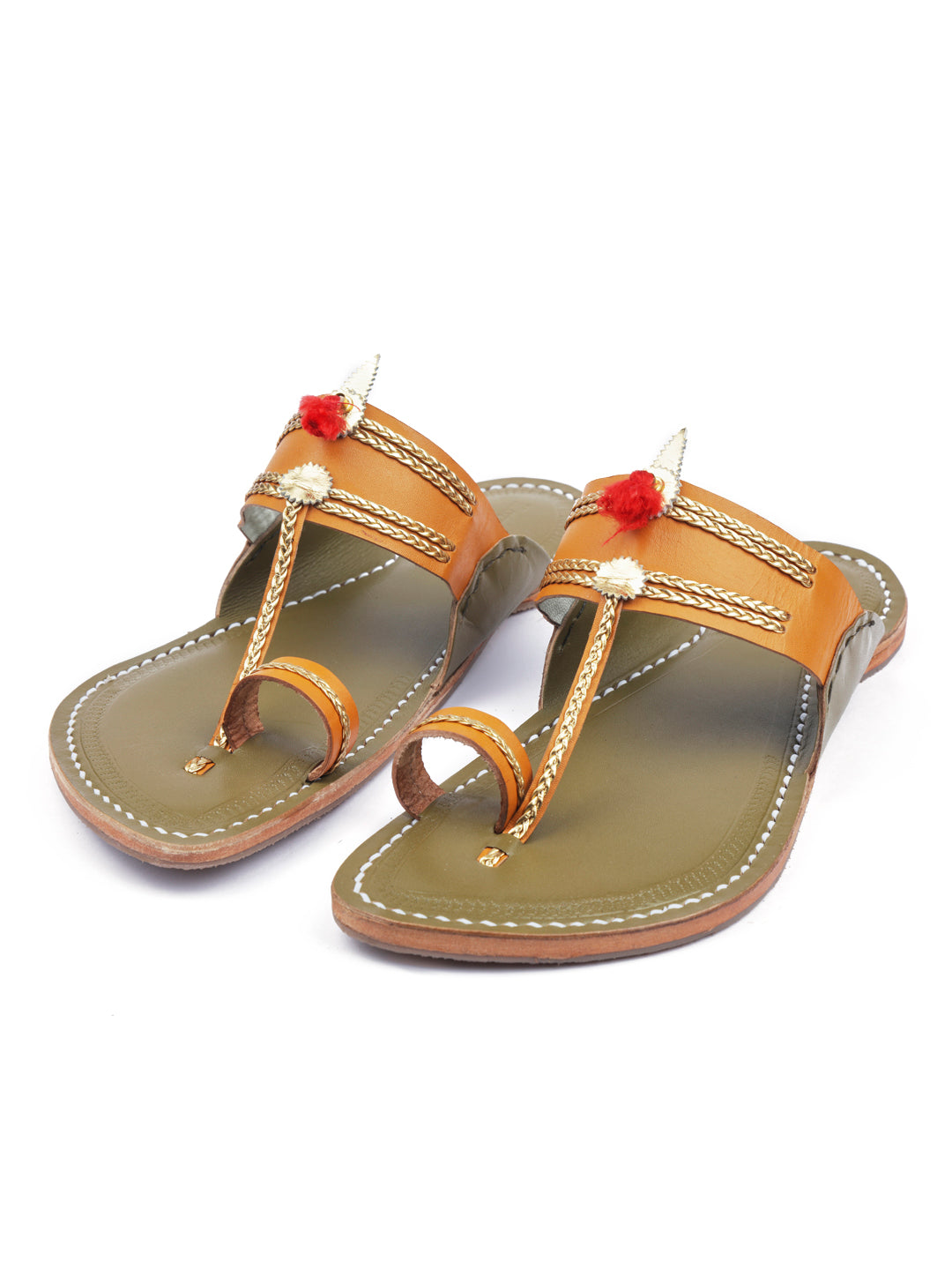 Wedding Two Toner - Men Wedding Kolhapuri Chappal