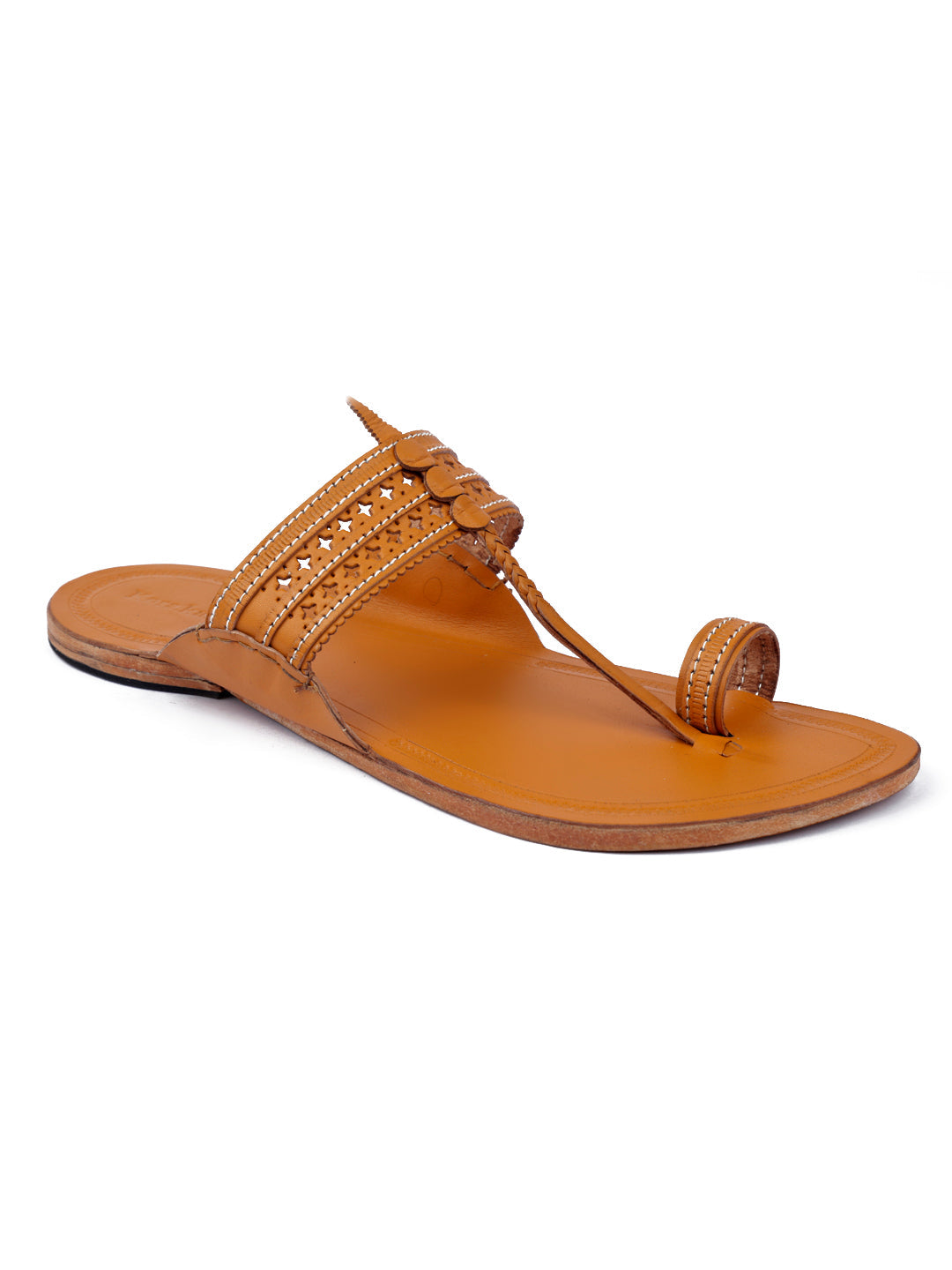 Yahoo Yellow - Men Kolhapuri Chappal