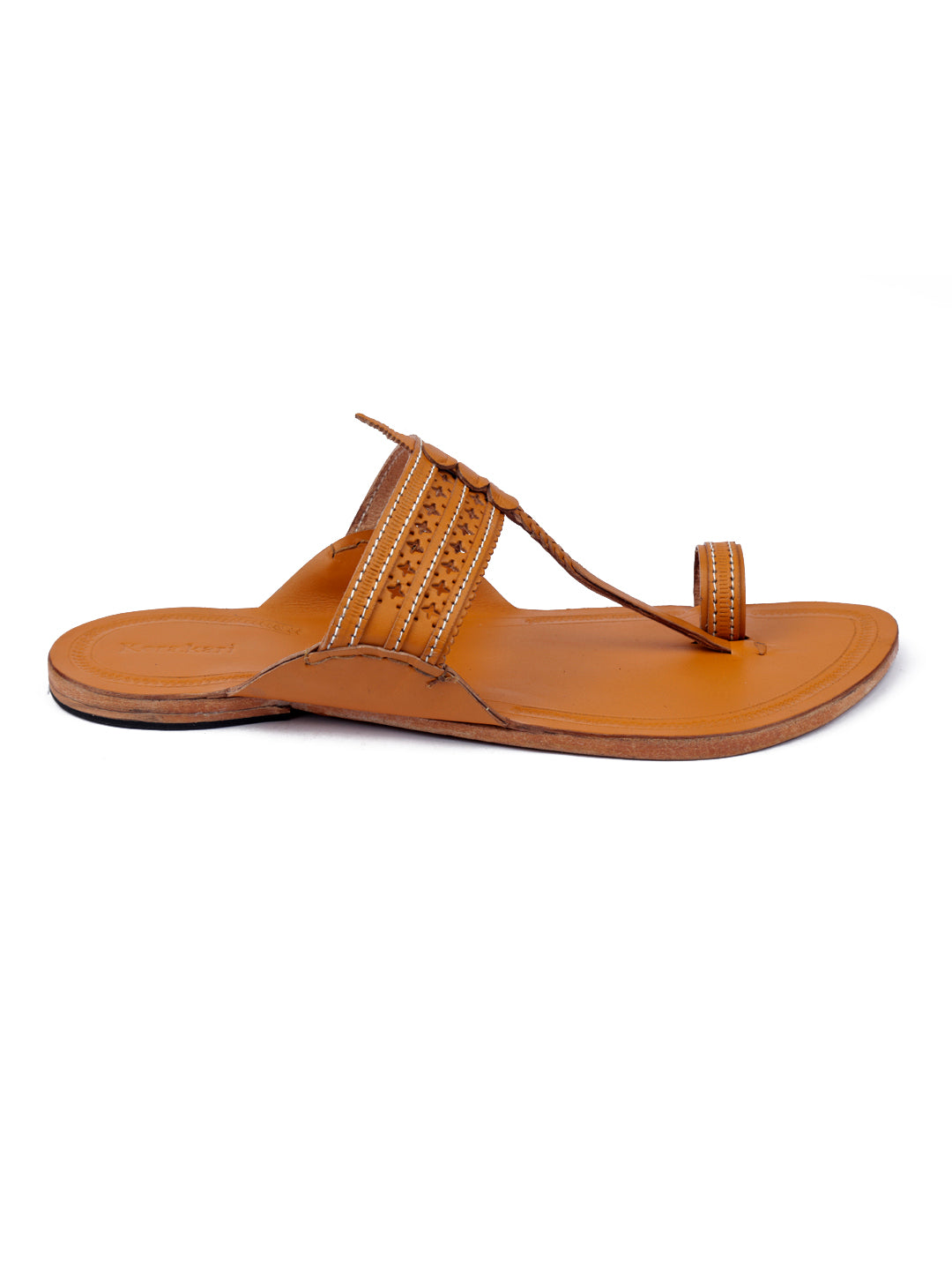 Yahoo Yellow - Men Kolhapuri Chappal