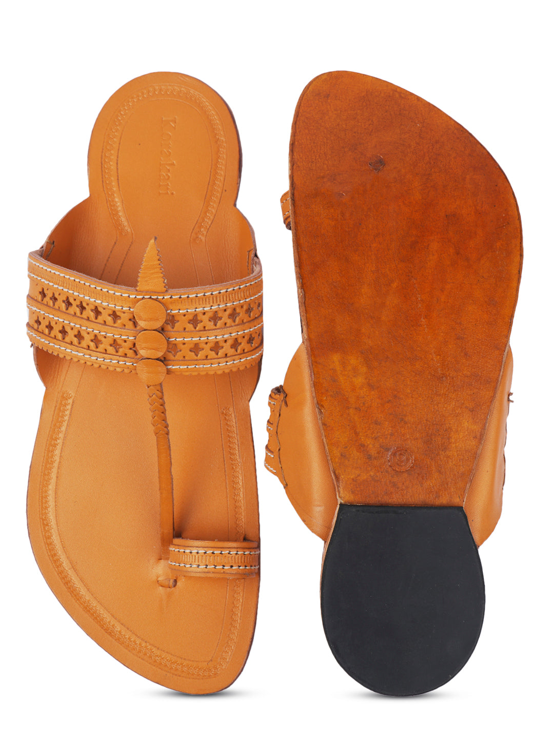 Yahoo Yellow - Men Kolhapuri Chappal