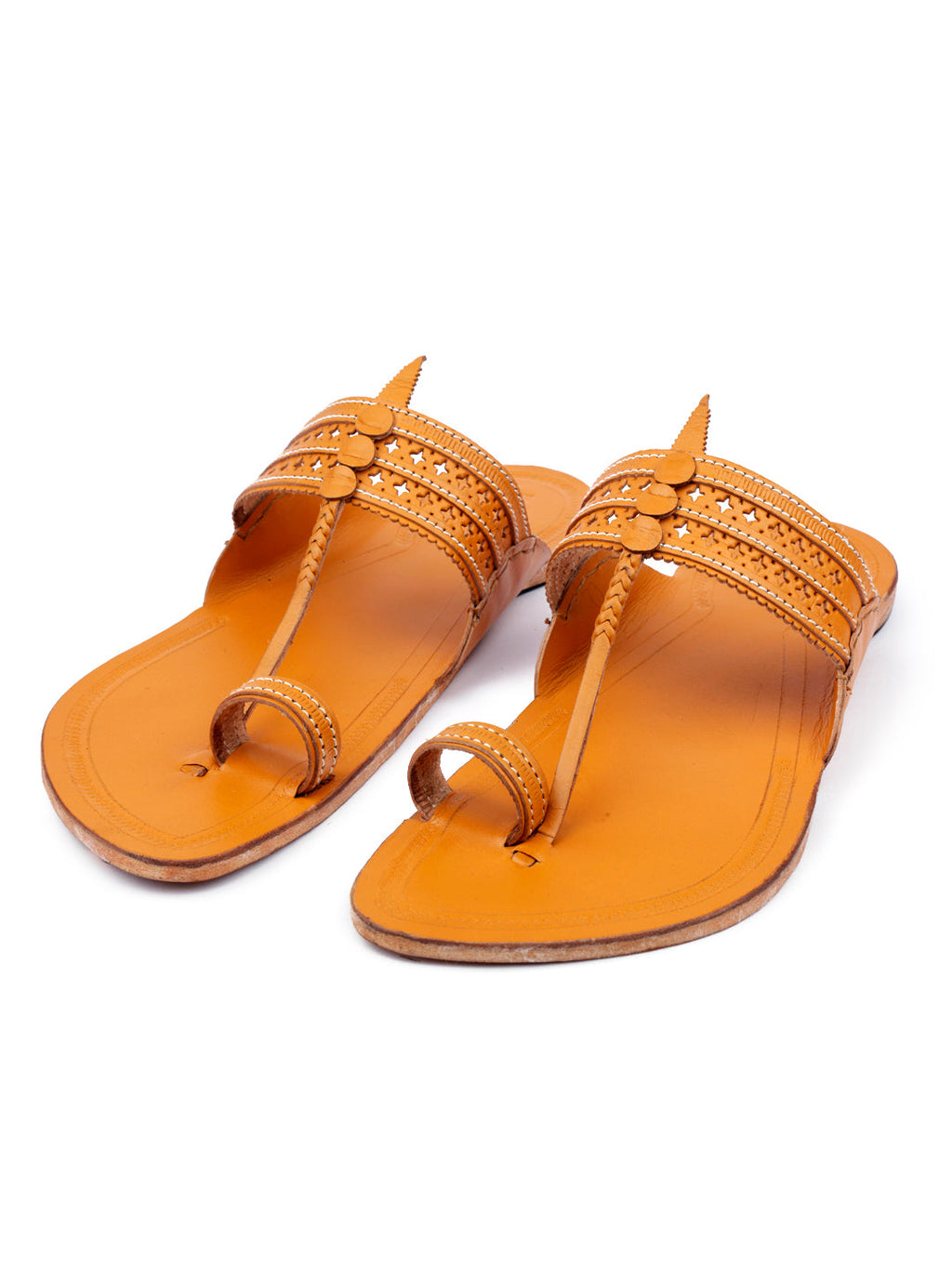 Yahoo Yellow - Men Kolhapuri Chappal
