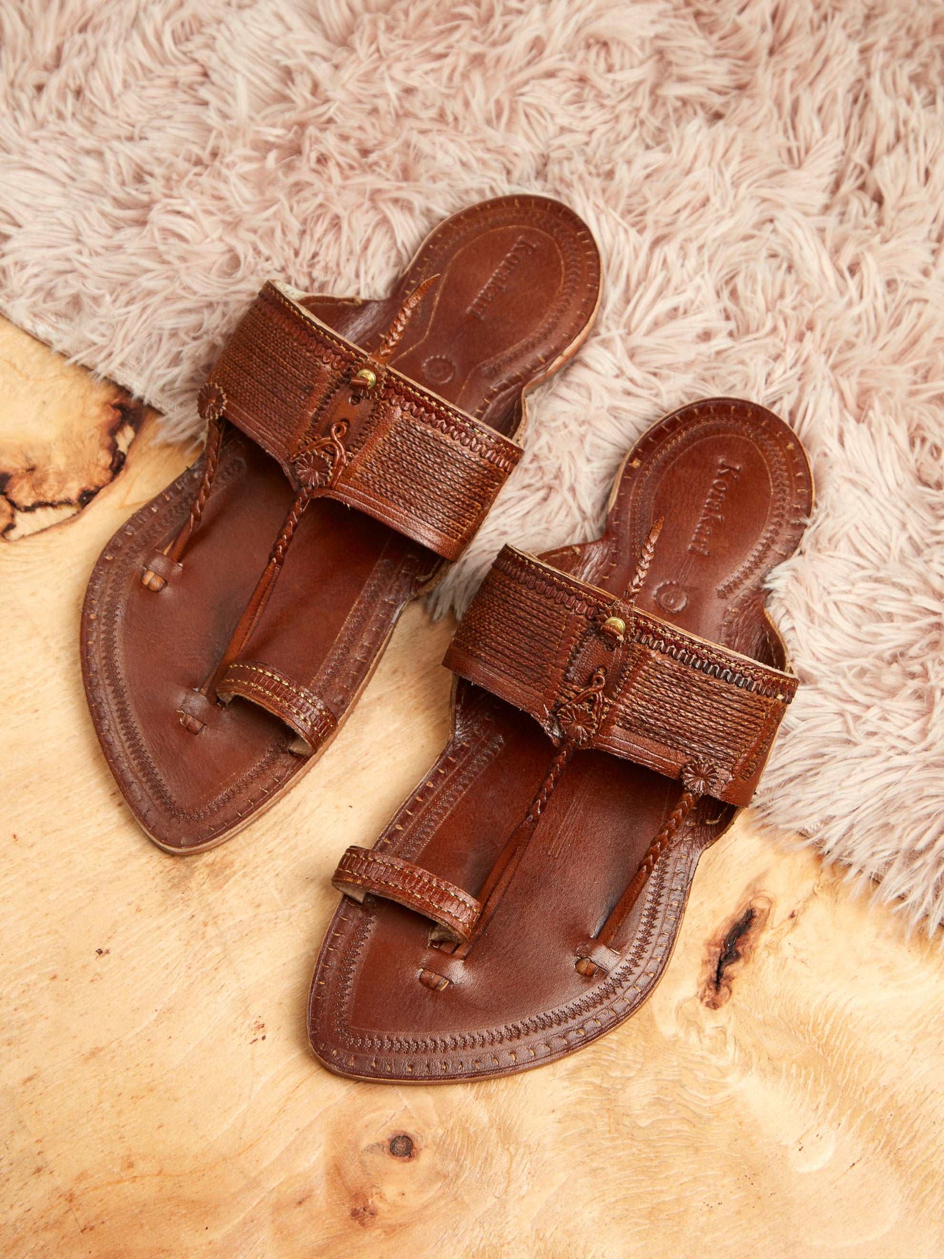 Authentic Tan - Men's Wedding Chappal