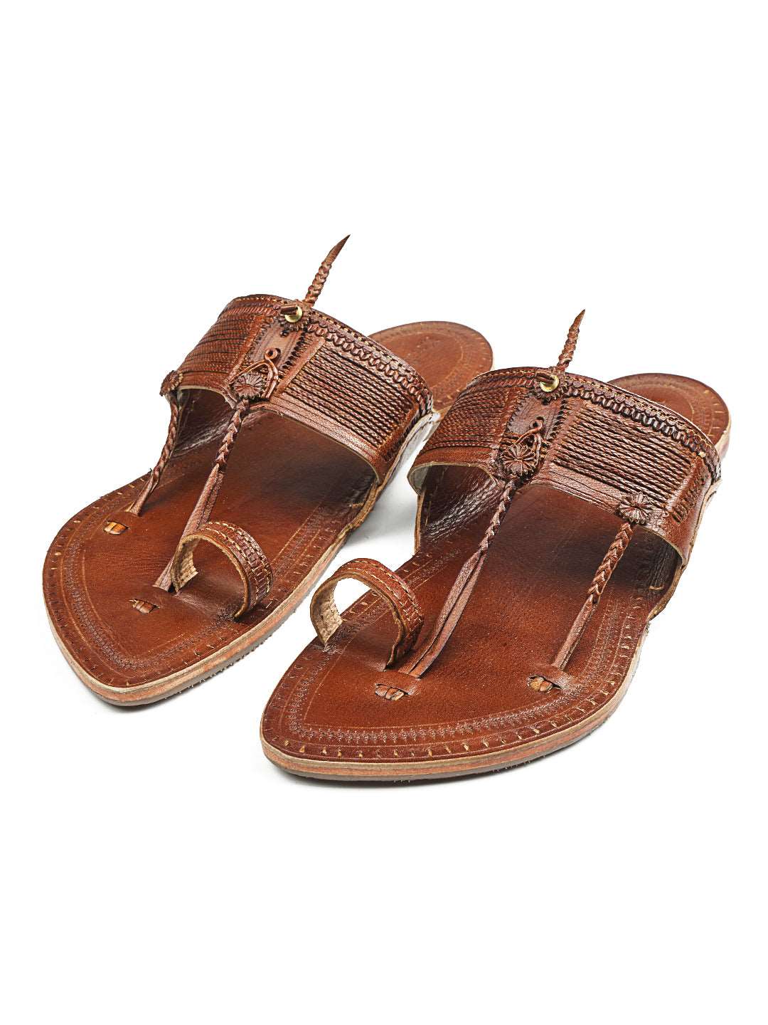 Authentic Tan - Men's Wedding Chappal