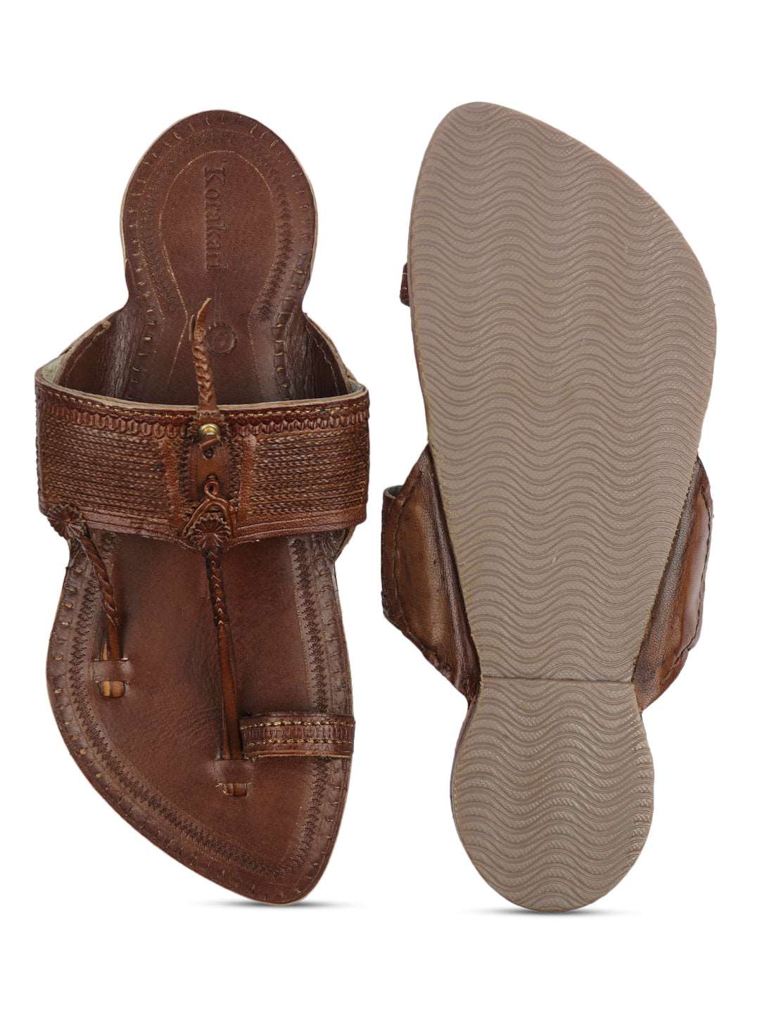 Authentic Tan - Men's Wedding Chappal